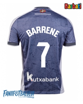 Real Sociedad Ander Barrenetxea #7 Tricou Fotbal Replică 2025-26 Barbati Deplasare
